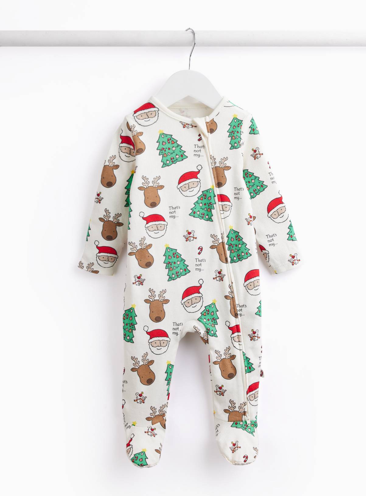 Green Merry Vibes Only Christmas Sweatshirt 3-6 months - Image 1